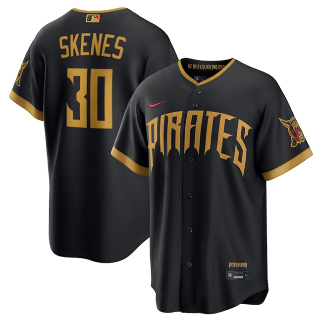 Men's Pittsburgh Pirates ACTIVE PLAYER Custom Black 2026 City Connect Stadium Stitched Baseball Jersey